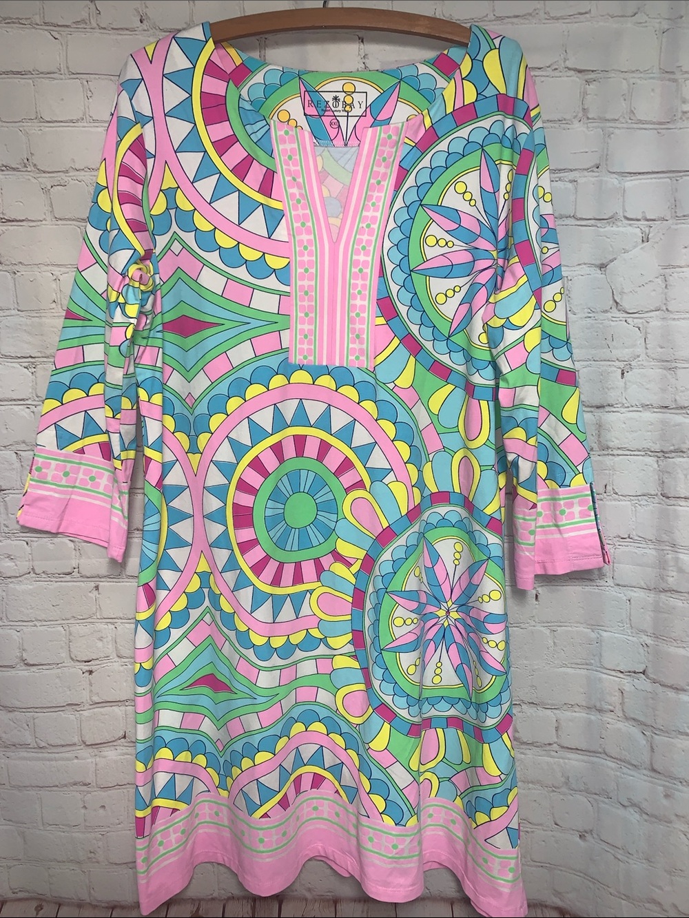 Rezobay Pink Retro Dress Size XXL
